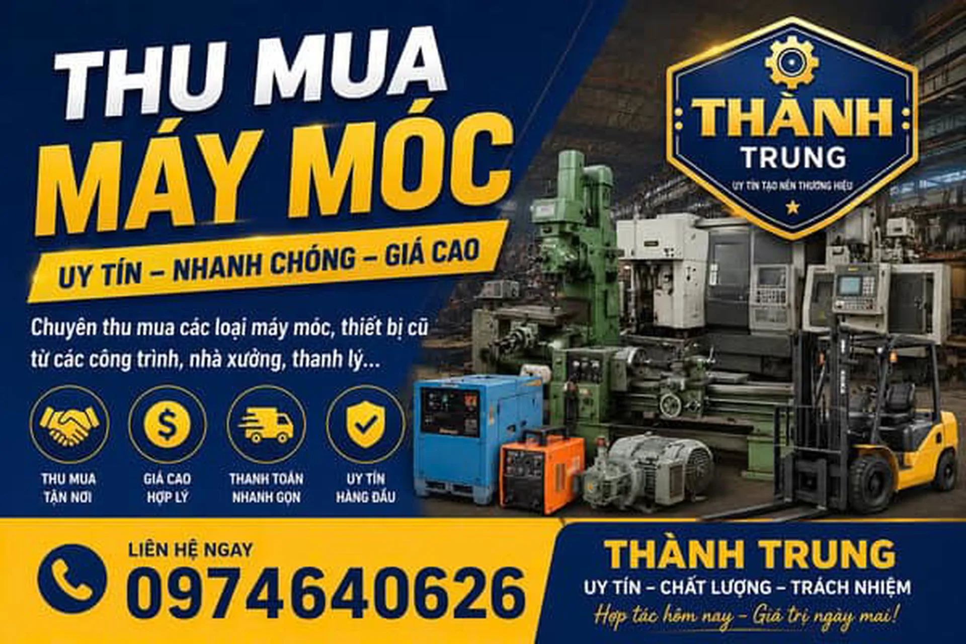 Thu Mua Máy Móc Cũ Tại Quận 2 TPHCM 24/7